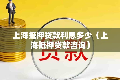 上海抵押贷款利息多少(上海抵押贷款咨询) 上海抵押贷款利息多少(上海抵押贷款咨询)